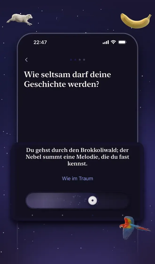 Der Regler für die Seltsamkeit