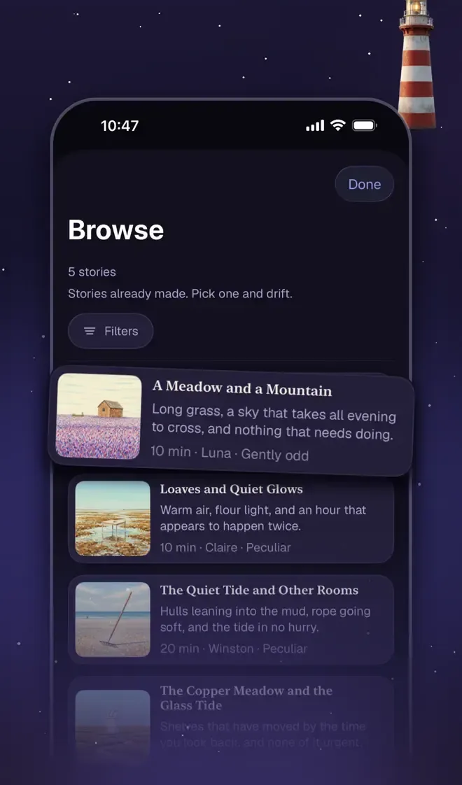 The library of ready-made stories